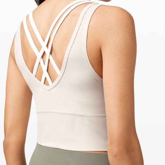 Lululemon Power Pivot Tank *Rib Orange Tank Reversible 🍑🍊 - Picture 5 of 7